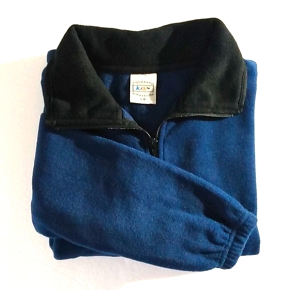 COLORADO TIMBERLINE KIDS BLUE FLEECE JACKET SIZE LARGE NWOT - Picture 2 of 11
